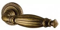 Ручка Armadillo Bella, на круглой декоративной накладке (бронза античная)