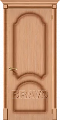 Межкомнатная шпонированная дверь Соната дуб файн-лайн