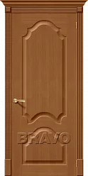 Межкомнатная шпонированная дверь Афина орех файн-лайн