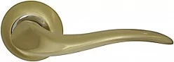 Ручка Armadillo Andromeda, на круглой накладке LD (золото матовое - хром)