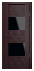 Межкомнатная дверь Z2, со стеклом, Эко венге Бриз